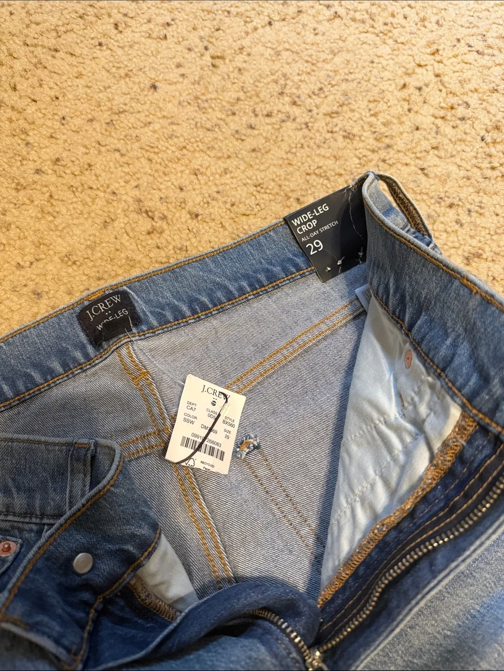 NWT Jcrew wide leg crop